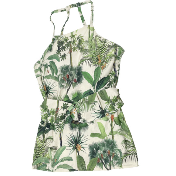 ANTONIO MELANI Other - Antonio Melanie Tankini Size XS Rusched Hi Neck Tankini Tropical Swim Top